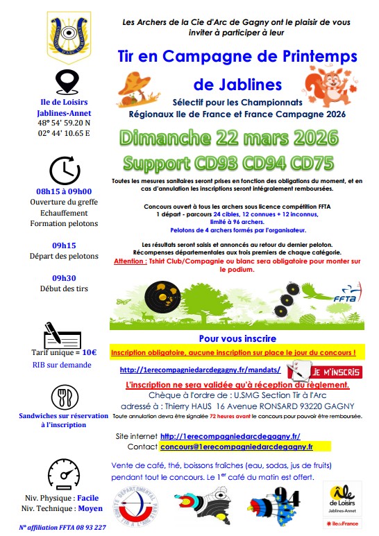Tir Campagne de Jablines